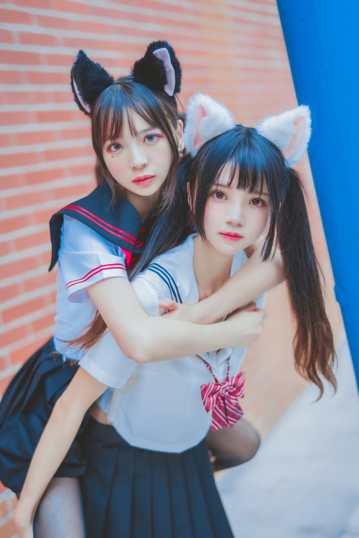 萝莉风COS 桜桃喵&疯猫ss – JK百合2 